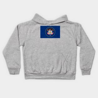 Old state flag of Utah Kids Hoodie